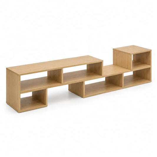Meuble TV en bois 180x30x45 cm